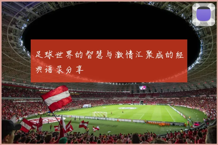 足球世界的智慧与激情汇聚成的经典语录分享